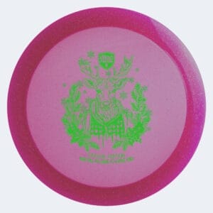 Discmania DD Special Edition in purple, metal flake c-line plastic