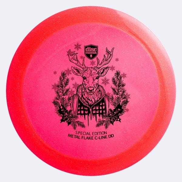 Discmania DD Special Edition in red, metal flake c-line plastic