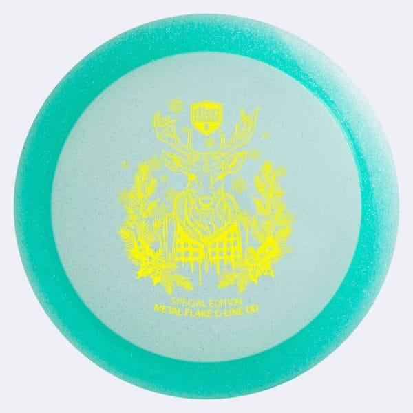 Discmania DD Special Edition in turquoise, metal flake c-line plastic