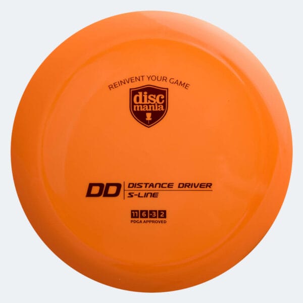 Discmania DD in orange, im S-Line Kunststoff und ohne Spezialeffekt