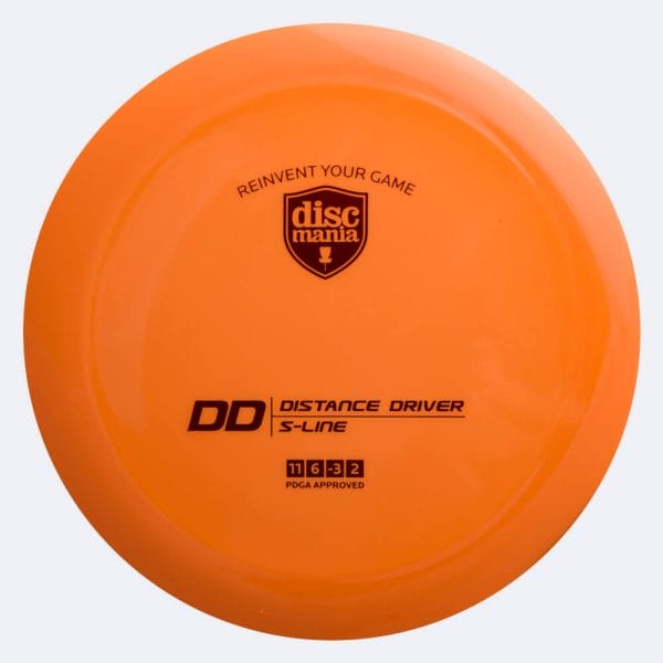 Discmania DD in orange, im S-Line Kunststoff und ohne Spezialeffekt