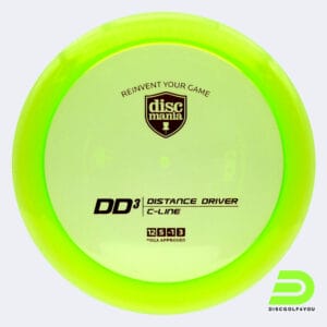 Discmania DD3 in grün, im C-Line Kunststoff und ohne Spezialeffekt