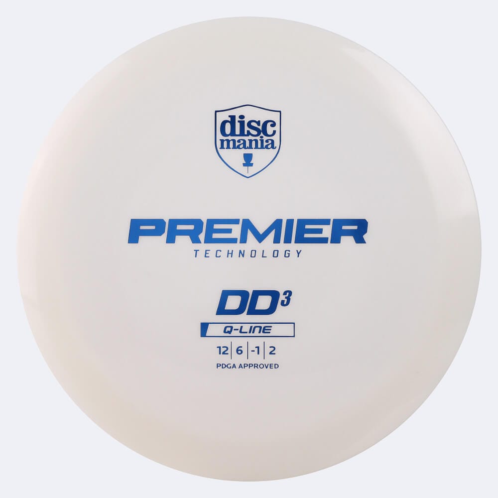 Discmania DD3 in white, q-line plastic
