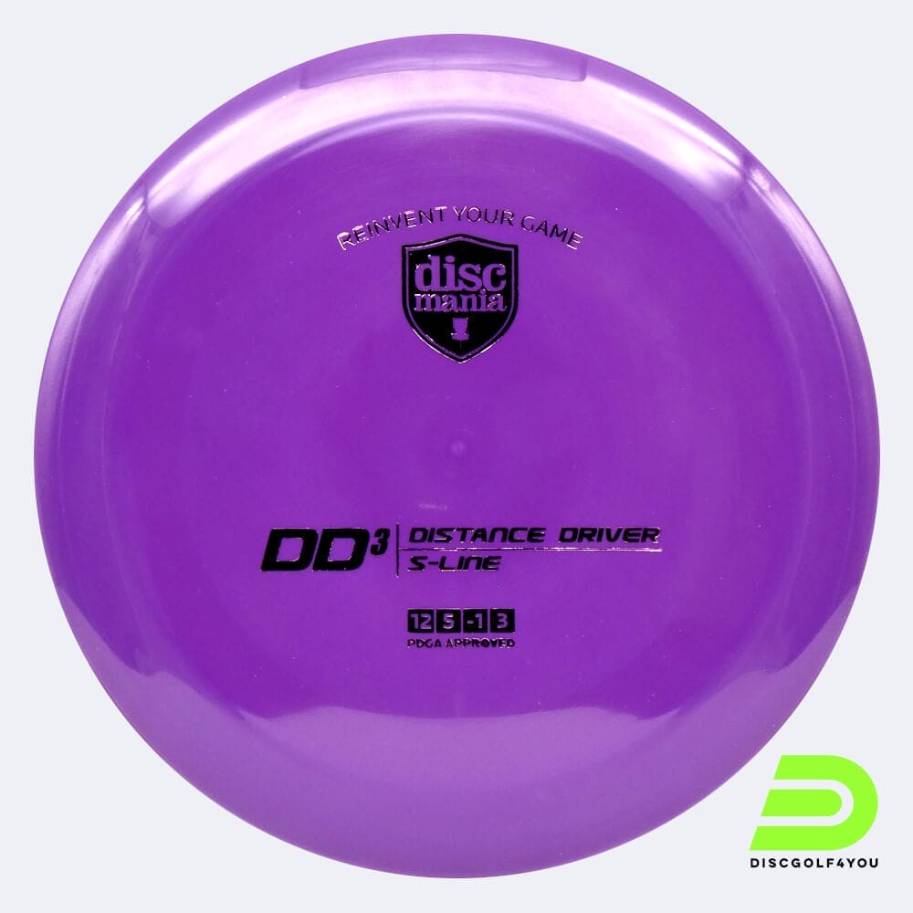 Discmania DD3 in purple, s-line plastic