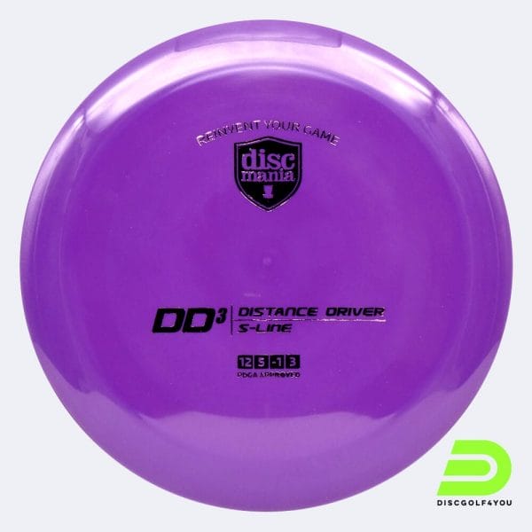 Discmania DD3 in violett, im S-Line Kunststoff und ohne Spezialeffekt