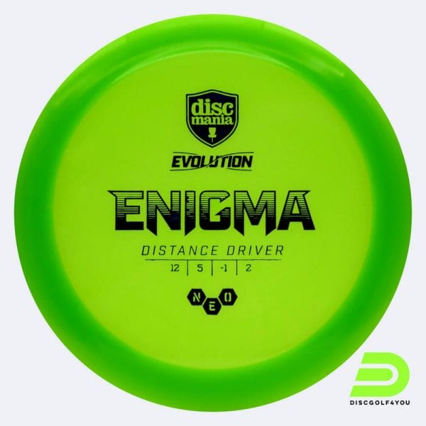 Discmania Enigma in green, neo plastic