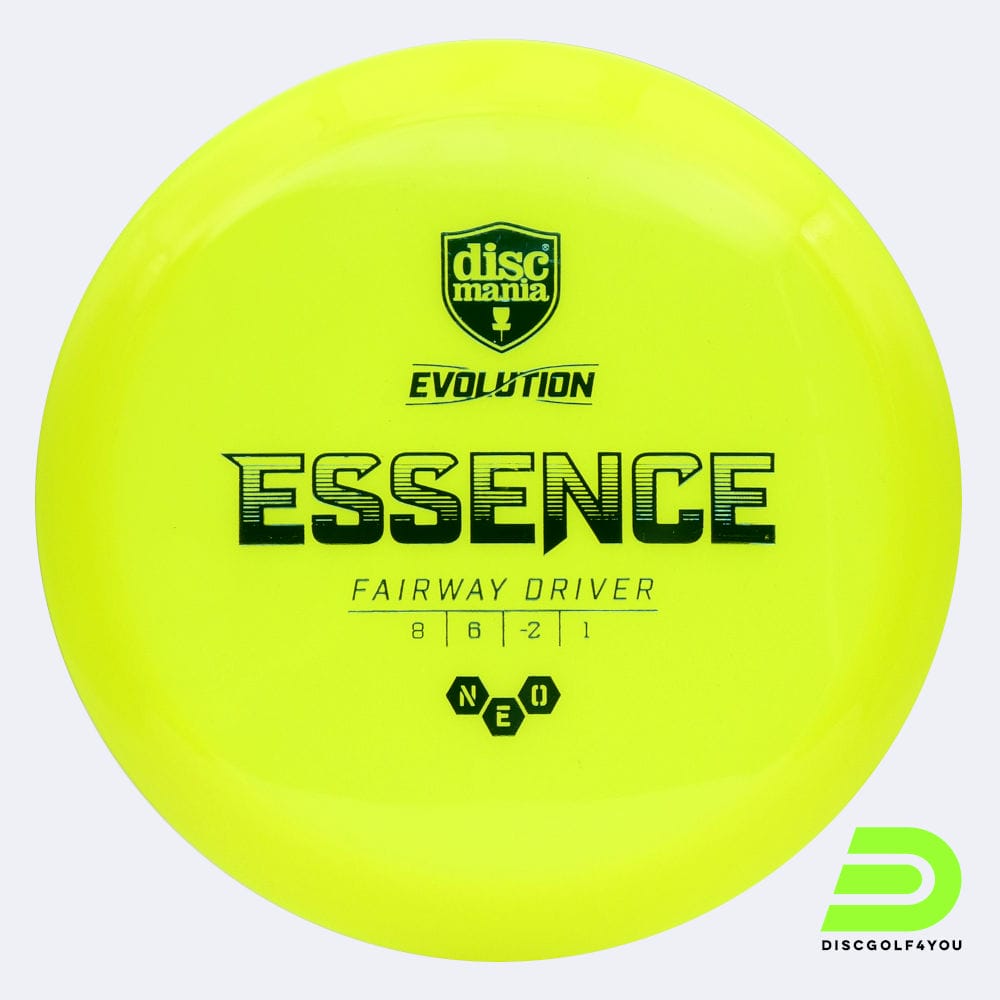 discmania essence in gelb, im neo kunststoff und ohne spezialeffekt Discmania Essence in gelb, im Neo Kunststoff und ohne Spezialeffekt