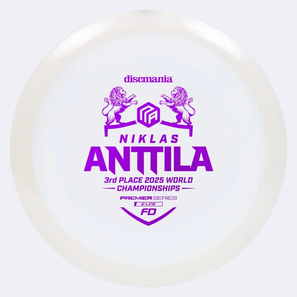 Discmania FD Niklas Anttila Premier Series in white, q-line plastic