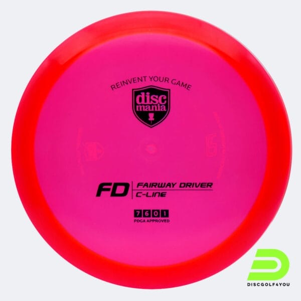 Discmania FD in red, c-line plastic