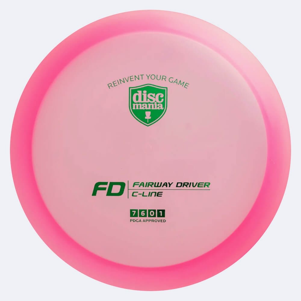 Discmania FD in pink, c-line plastic