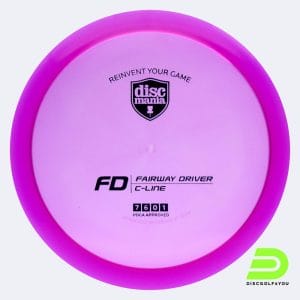 Discmania FD in purple, c-line plastic