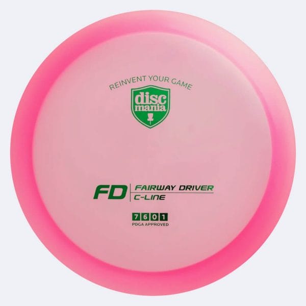 Discmania FD in rosa, im C-Line Kunststoff und ohne Spezialeffekt