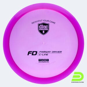 Discmania FD in violett, im C-Line Kunststoff und ohne Spezialeffekt