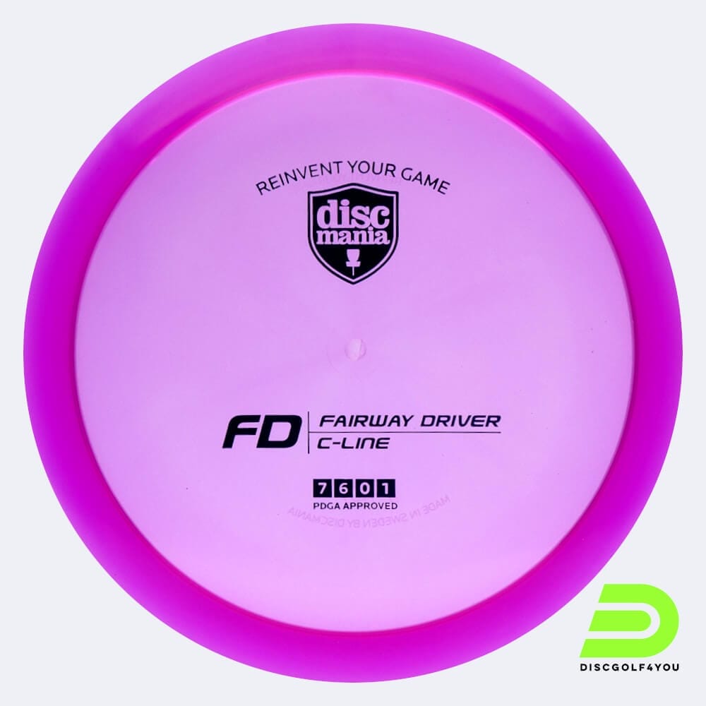 Discmania FD in violett, im C-Line Kunststoff und ohne Spezialeffekt