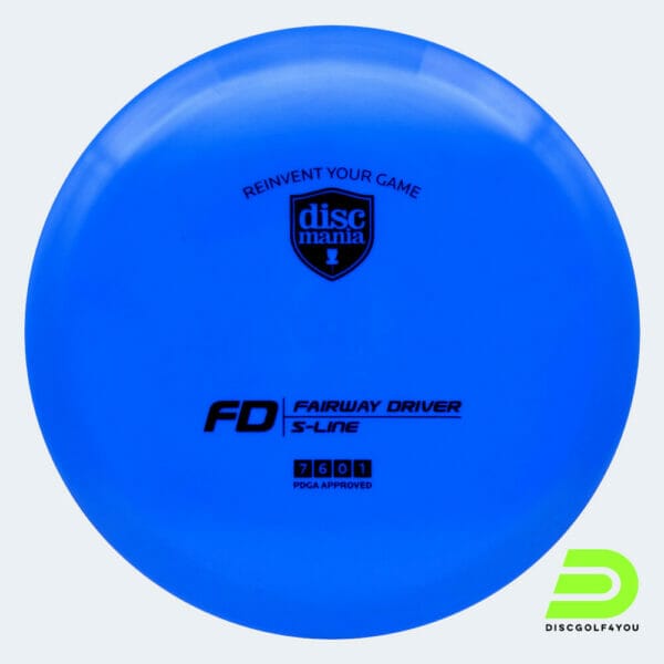 Discmania FD in blau, im S-Line Kunststoff und ohne Spezialeffekt