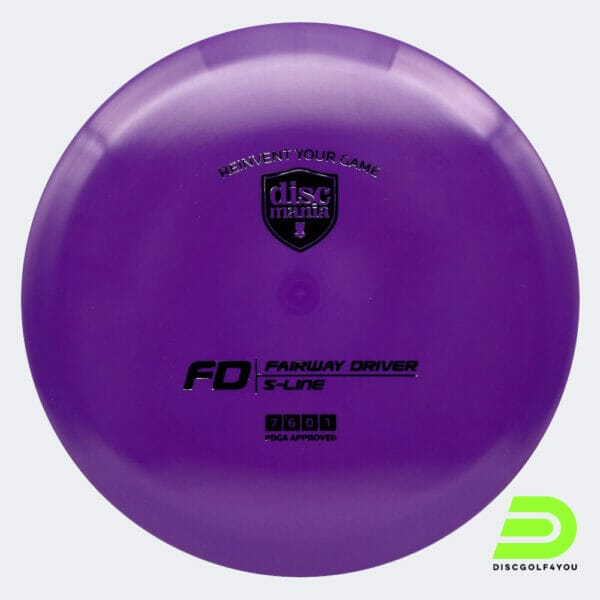 Discmania FD in violett, im S-Line Kunststoff und ohne Spezialeffekt