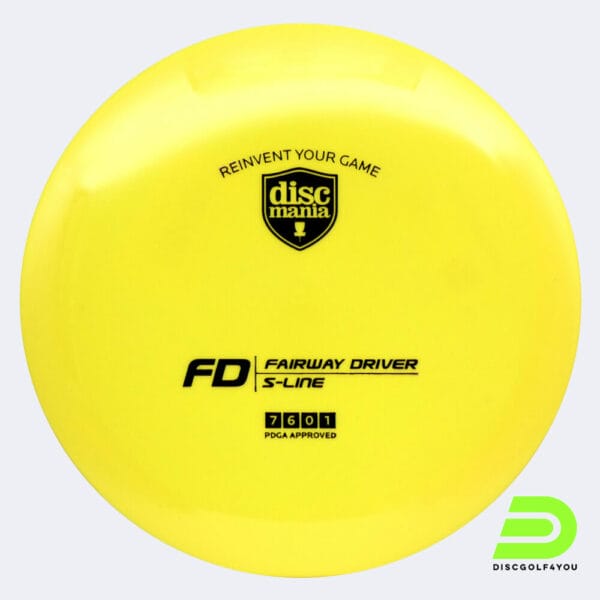 Discmania FD in yellow, s-line plastic