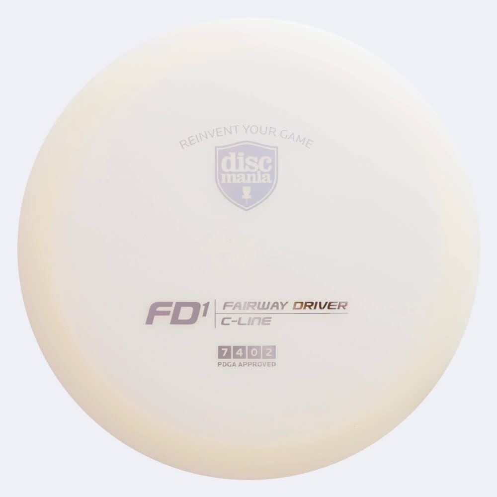 Discmania FD1 in weiss, im C-Line Kunststoff und ohne Spezialeffekt