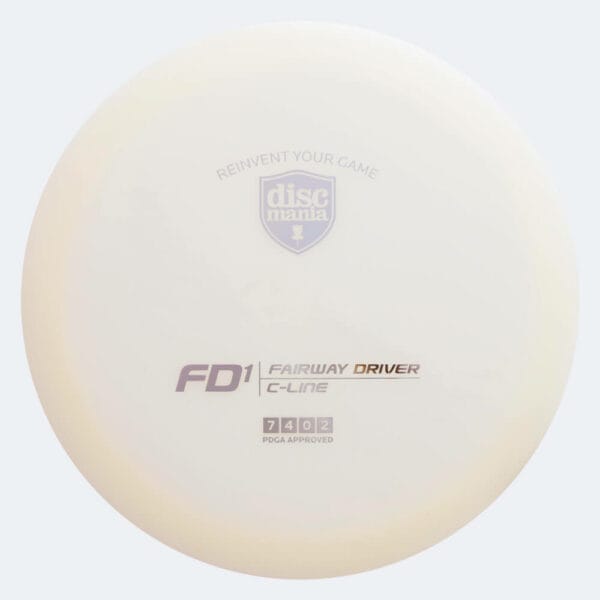 Discmania FD1 in white, c-line plastic