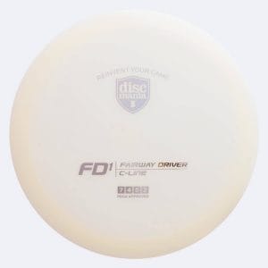 Discmania FD1 in white, c-line plastic