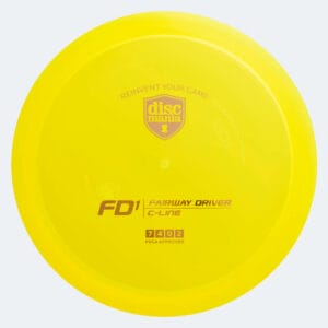 Discmania FD1 in yellow, c-line plastic