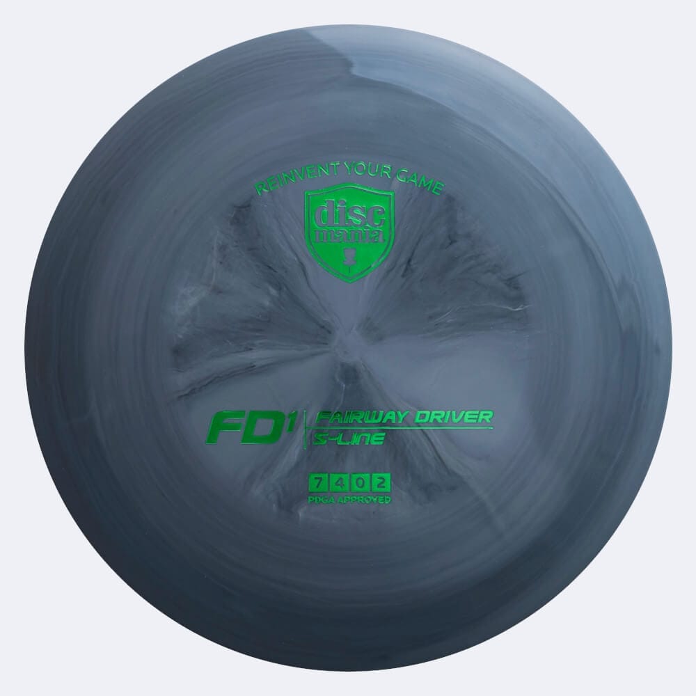 Discmania FD1 in grau, im S-Line Kunststoff und ohne Spezialeffekt
