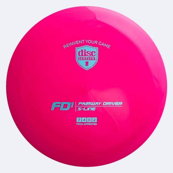 Discmania FD1 in rosa, im S-Line Kunststoff und ohne Spezialeffekt