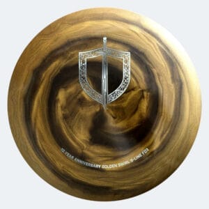 Discmania FD3 - 10 Years Anniversary in gold, golden swirl s-line fd3 plastic