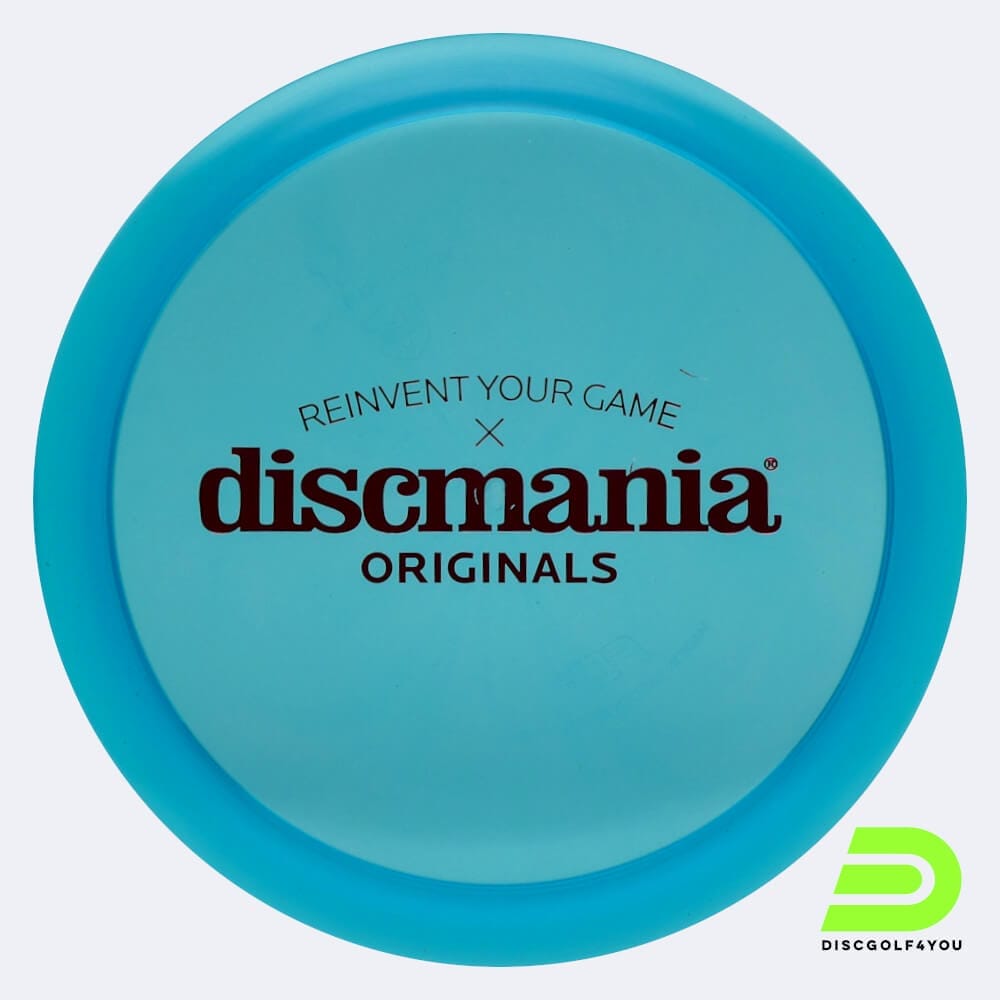 Discmania FD3 in blue, c-line plastic