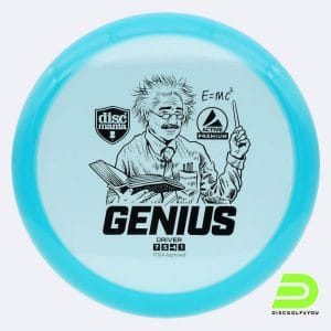 Discmania Genius in blue, active premium plastic