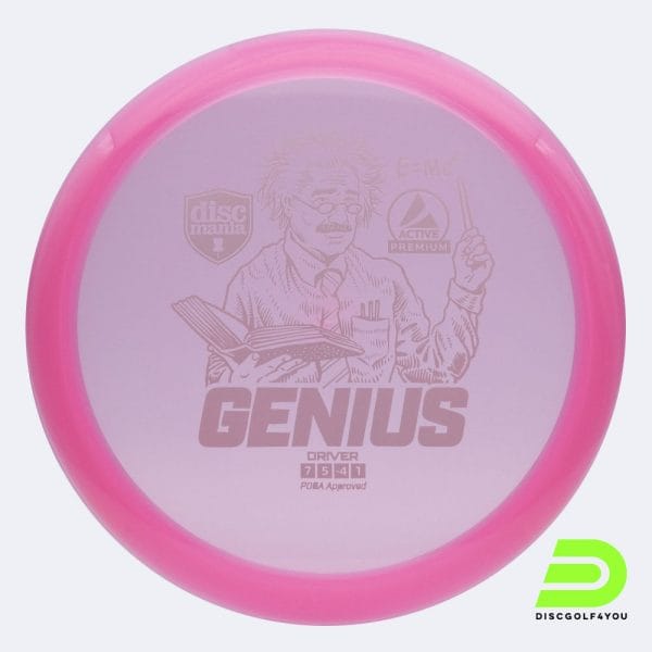 Discmania Genius in pink, active premium plastic