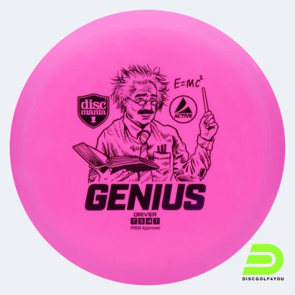 Discmania Genius in rosa, im Active Kunststoff und ohne Spezialeffekt