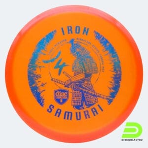 Discmania Iron 4 Samurai MD3 - Eagle McMahon Signature Series in classic-orange, chroma c-line plastic