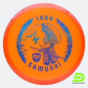 Discmania Iron 4 Samurai MD3 - Eagle McMahon Signature Series in orange, im Chroma C-Line Kunststoff und ohne Spezialeffekt