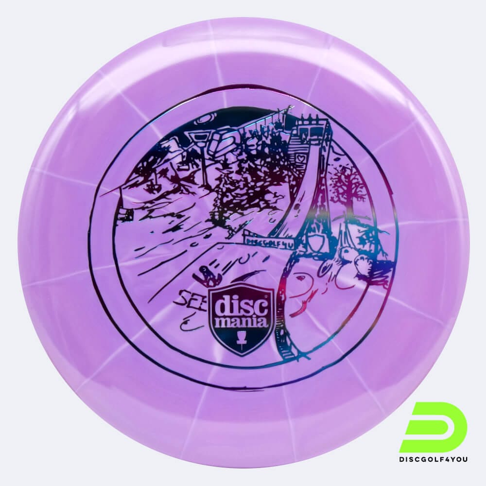 Discmania Link - Discgolf4you Series in purple, lux vapor plastic