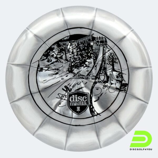 Discmania Link - Discgolf4you Series in weiss, im Lux Vapor Kunststoff und burst Spezialeffekt