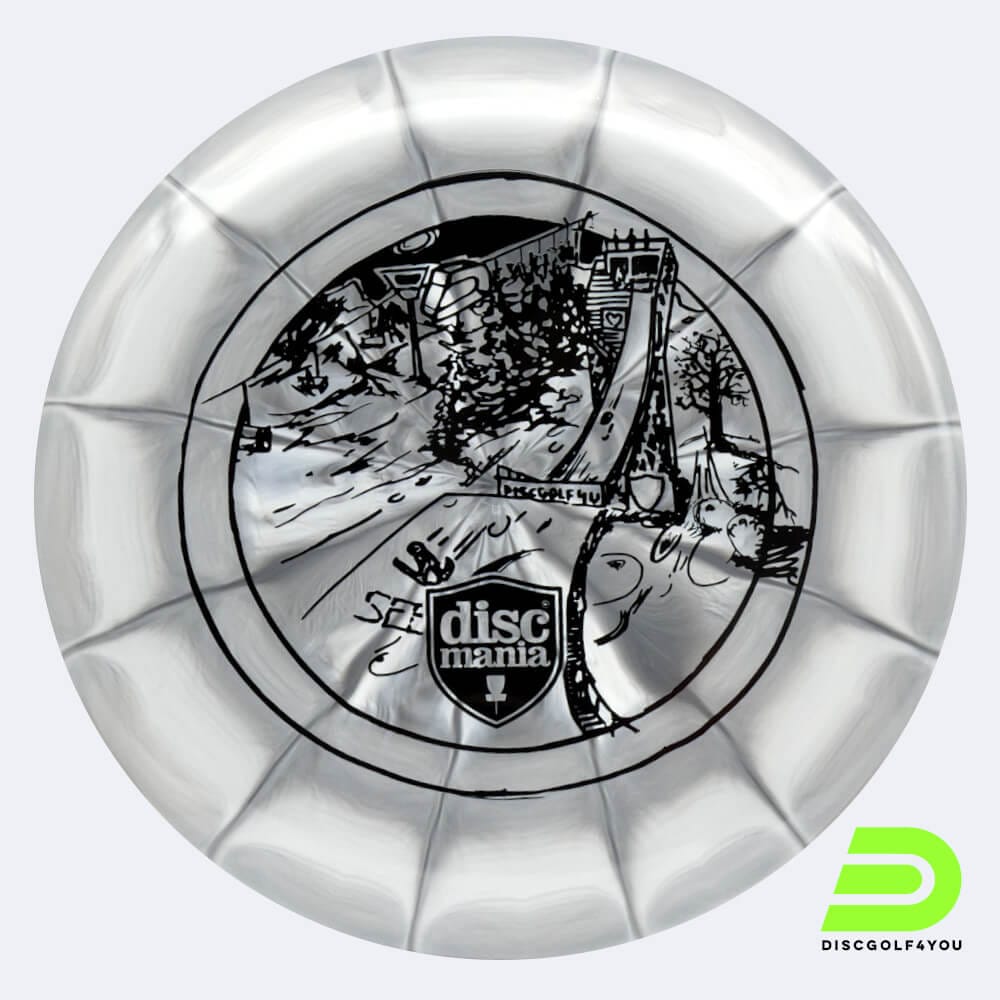 Discmania Link - Discgolf4you Series in white, lux vapor plastic and burst effect