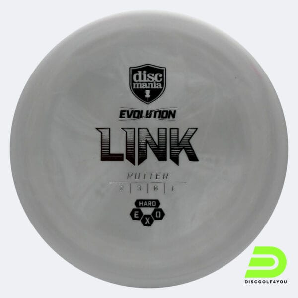 Discmania Link in grau, im Exo Hard Kunststoff und ohne Spezialeffekt