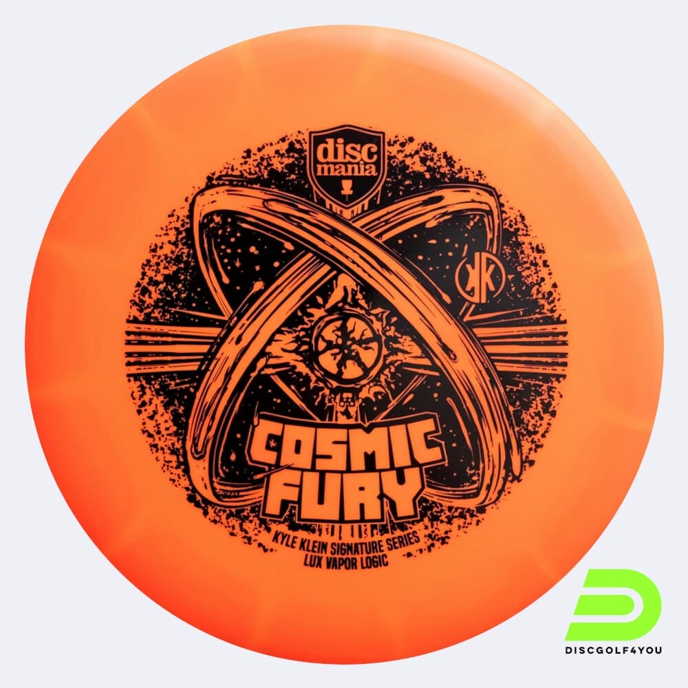 Discmania Logic Cosmic Fury Kyle Klein Signature Series in classic-orange, lux vapor plastic