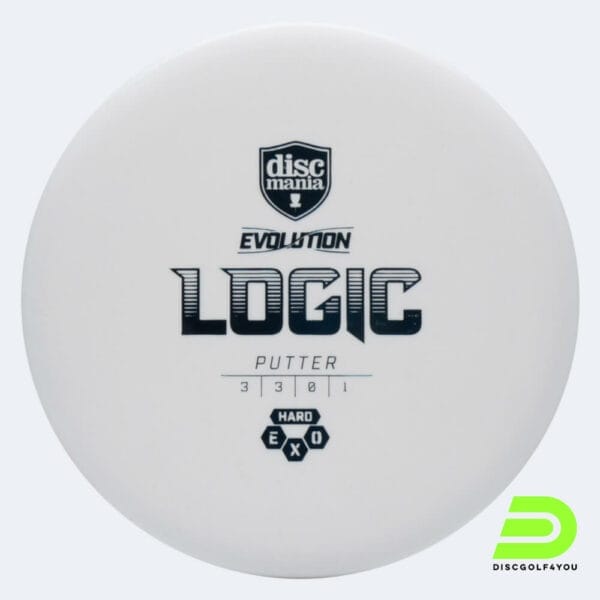 Discmania Logic in weiss, im Exo Hard Kunststoff und ohne Spezialeffekt