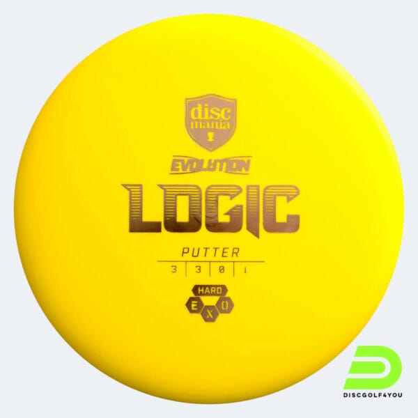 Discmania Logic in yellow, exo hard plastic