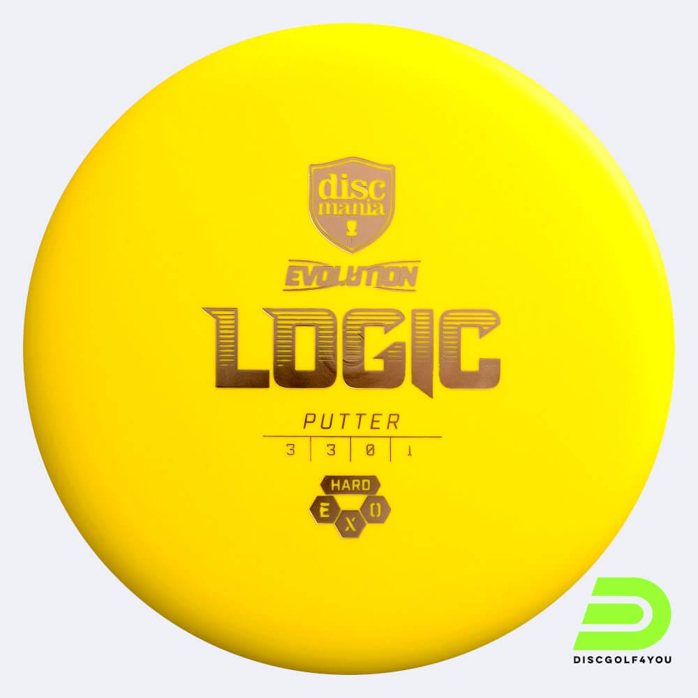 Discmania Logic in yellow, exo hard plastic