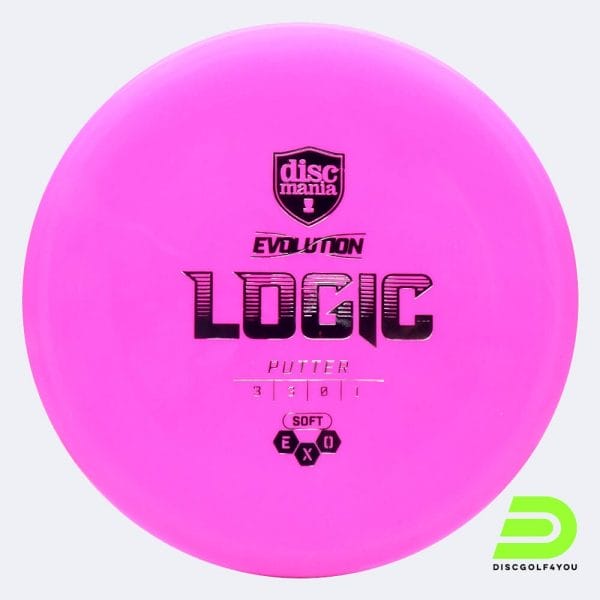 Discmania Logic in pink, exo soft plastic