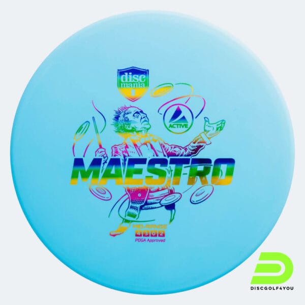 Discmania Maestro in blue, active plastic