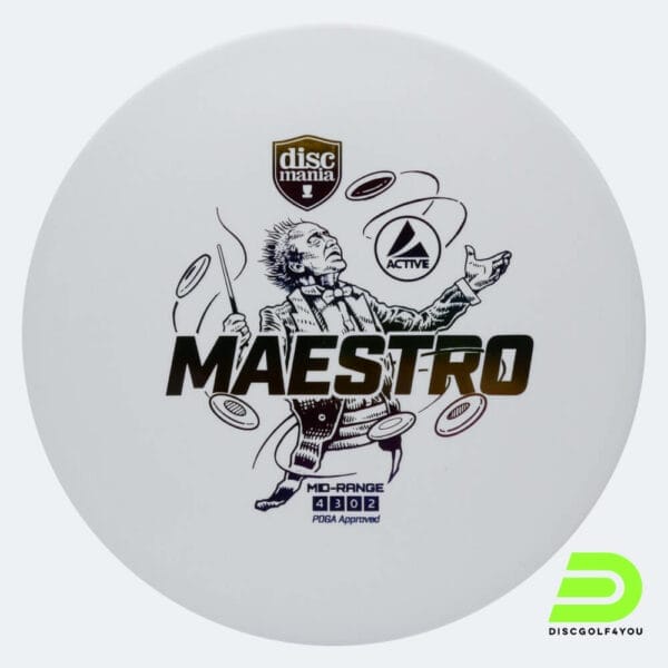 Discmania Maestro in white, active plastic