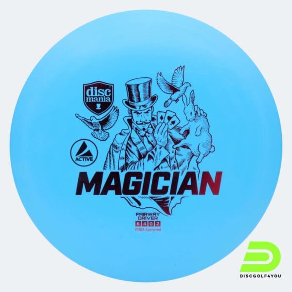 Discmania Magician in blau, im Active Kunststoff und ohne Spezialeffekt