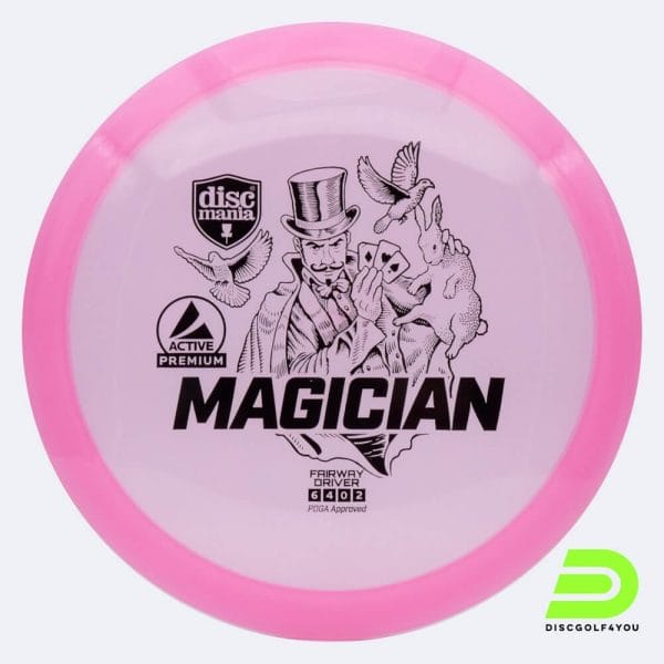 Discmania Magician in rosa, im Active Premium Kunststoff und ohne Spezialeffekt
