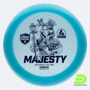 Discmania Majesty in blue, active premium plastic
