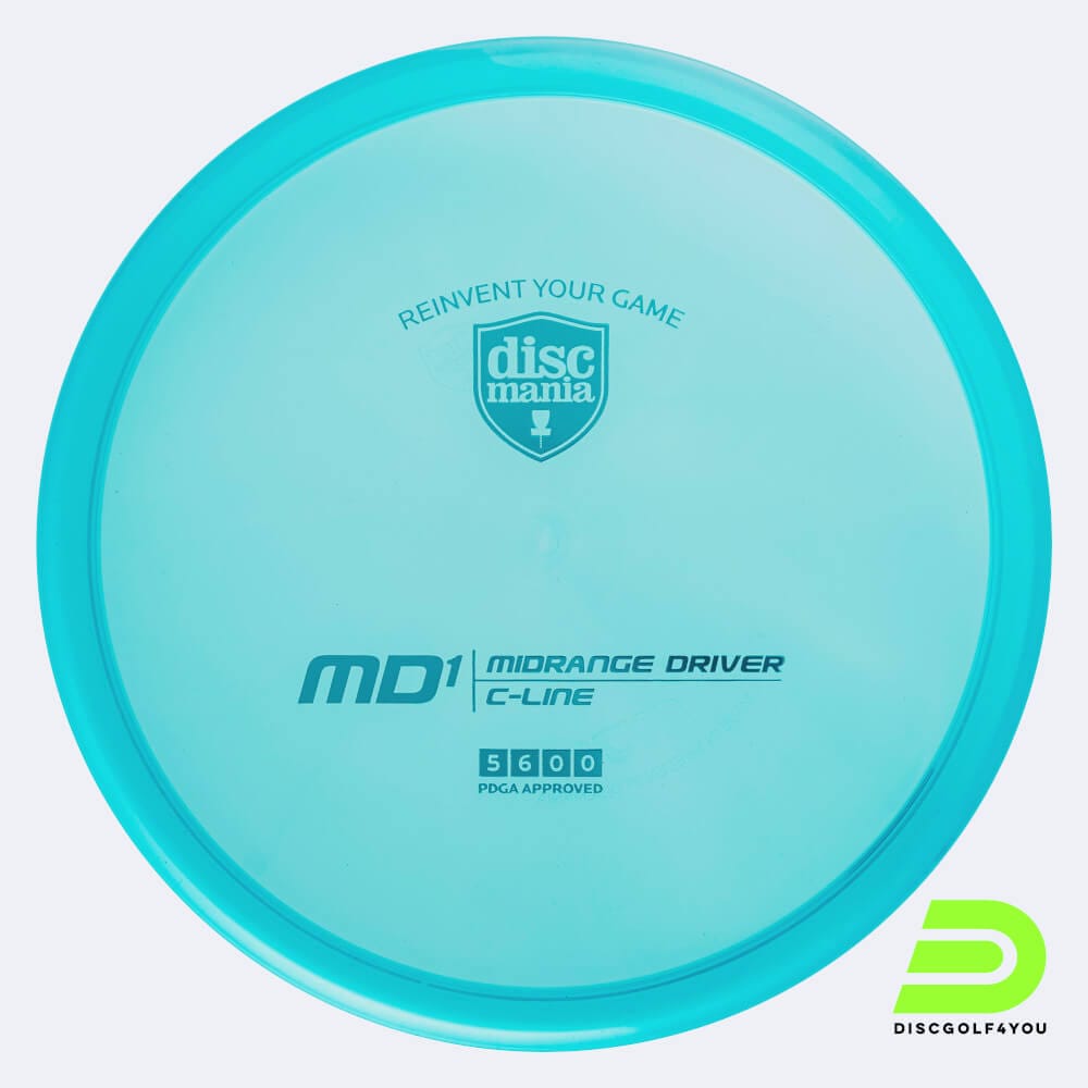 Discmania MD1 in light-blue, c-line plastic