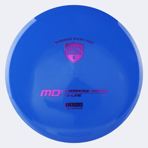 Discmania MD1 in blue, s-line plastic
